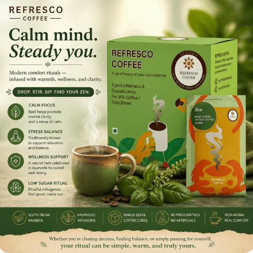 Refresco Basil Coffee Cubes