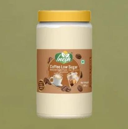 Inesh coffee Low Sugar hot & cold Instant premix 2 in 1 jar 450 gm