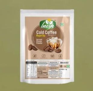 Inesh Cold Coffee Royal Sip | Instant Premix Powder Pouch 1kg