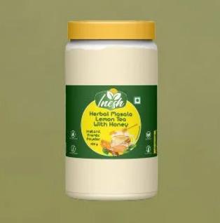 Inesh Herbal Masala Lemon Tea 450gm Jar