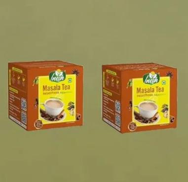 Inesh Masala Tea Instant Premix 10 Sachets (Box of 2, Total 20 Sachets)