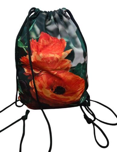 Draw String Bag - Flower
