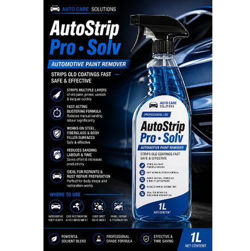 AutoStrip Pro. Solv Automotive Paint Remover