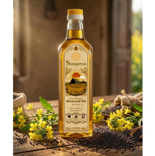 Cold-Pressed Mustard Oil 1L