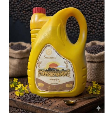 Cold-Pressed Mustard Oil 5L