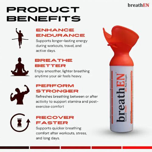 BreathEN Oxygen Can - BENEFITS