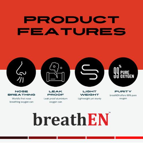 BreathEN Oxygen Can - Product Features