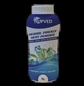 Upved Herbal Prickly Heat Powder With Aloevera Thanda Thanda