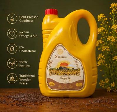 Cold-Pressed Mustard Oil