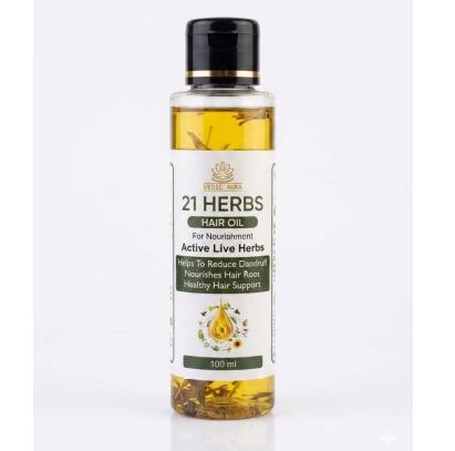 21 Herbs Hair Oil