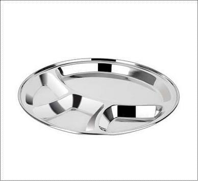 Stainless Steel Compartment Plate