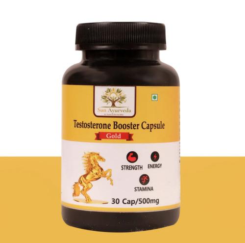  Gym Supplements - TESTOSTERONE BOOSTER CAPSULE (GOLD)