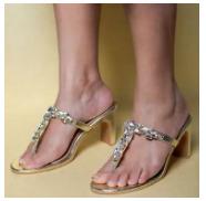 Crystal-Embellished Heels