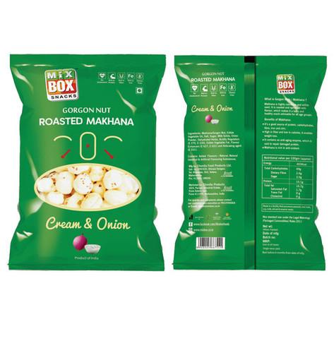 Roasted Makhana Cream and Onion