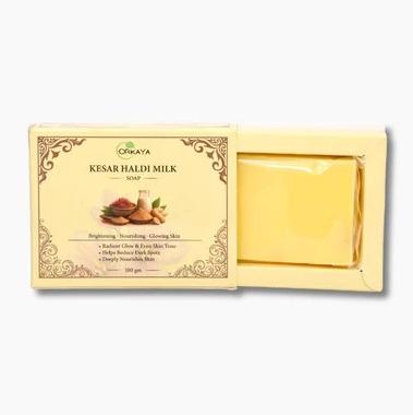 Orkaya Kesar Haldi Milk Soap