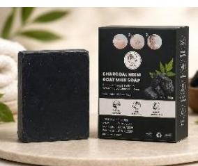 Charcoal Neem goat milk soap