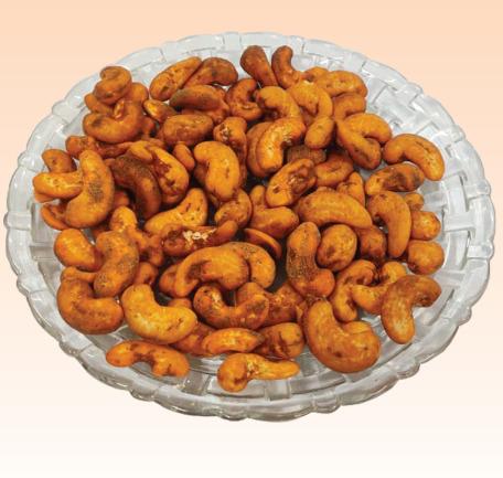 Mexican Salsa Cashews (Kaju) - Spicy & Crunchy