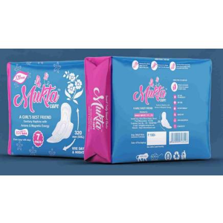 Mukta Care Ultra Thin 7 Pads | XL with Wings