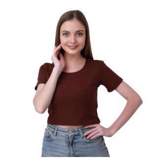 Girls Top - Brown