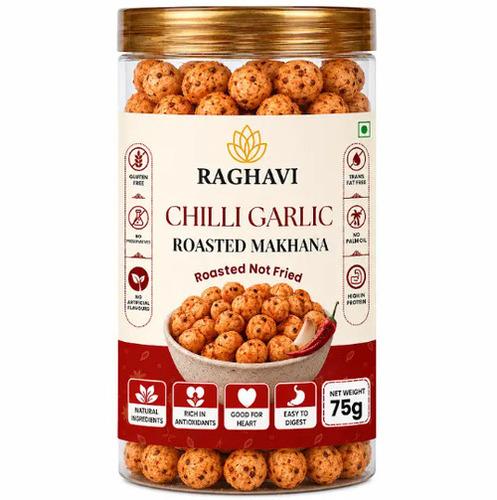 Chilli Garlic Roasted Makhana 75g