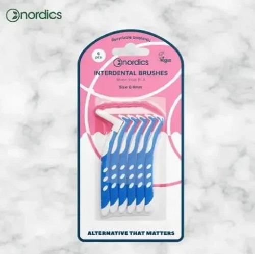 Interdental Brushes L-Shape 6pcs 0.40mm