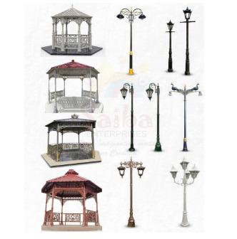 FRP GAZEBO AND LIGHT POLES