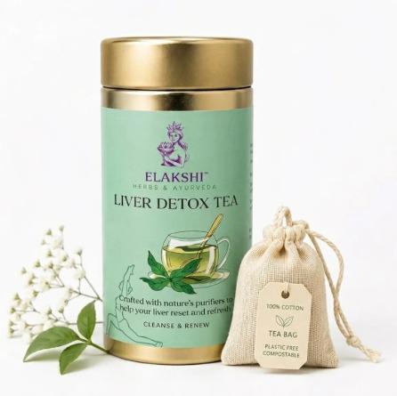 Liver Detox Tea 25 Tea Bags Tulsi, Rose, Mint, Ginger & Cinnamom