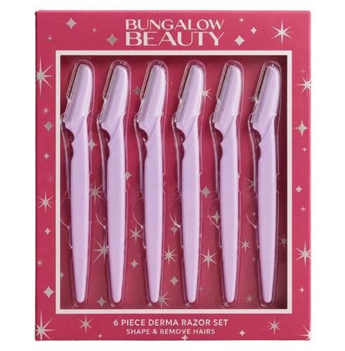 Derma Razor for Women, 6 Pieces (Magenta)