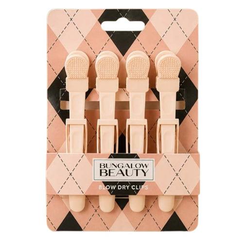 Hairdressing Clips, 4 Pieces (Pink)