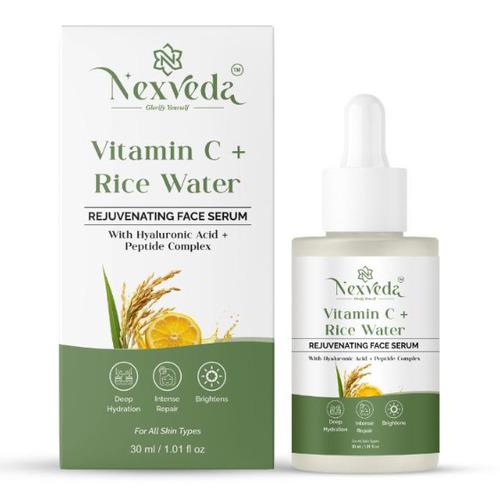 Vitamin C + Rice Water REJUVENATING FACE SERUM