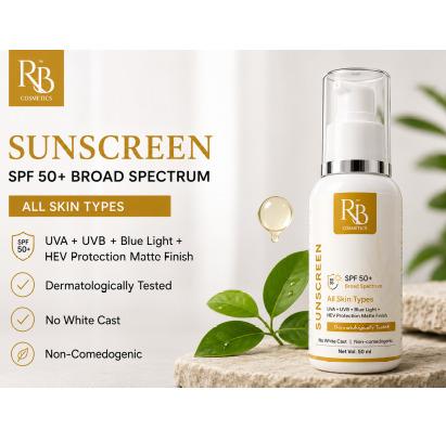 RB Cosmetics SPF 50+ Broad Spectrum Sunscreen