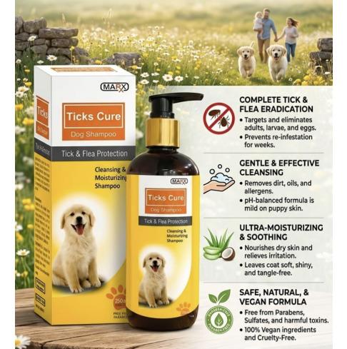TICKS CURE DOG SHAMPOO
