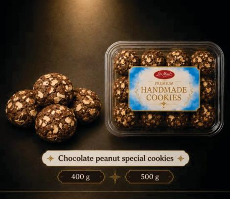 Chocolate Peanut Special Cookies