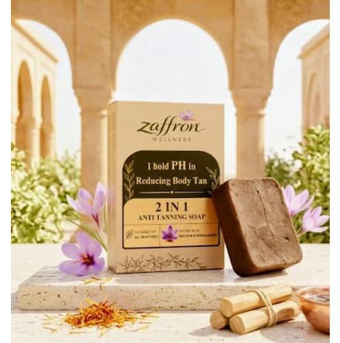 Zaffron 2 in 1 Anti Tanning Soap