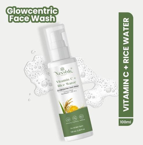Face Wash Vitamin C + Rice Water - GLOWCENTRIC FACE WASH