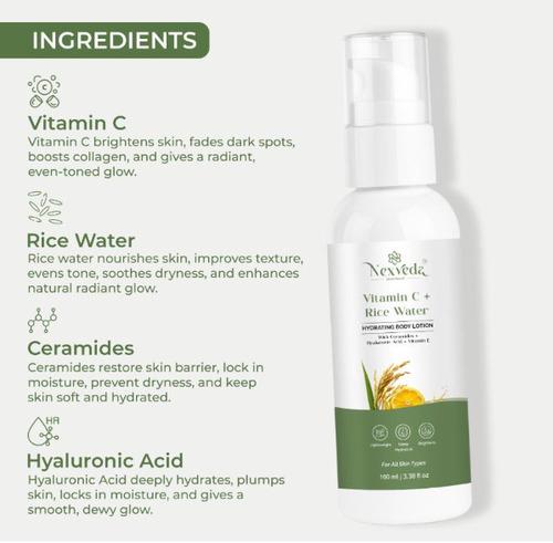 Vitamin C + Rice Water HYDRATING BODY LOTION