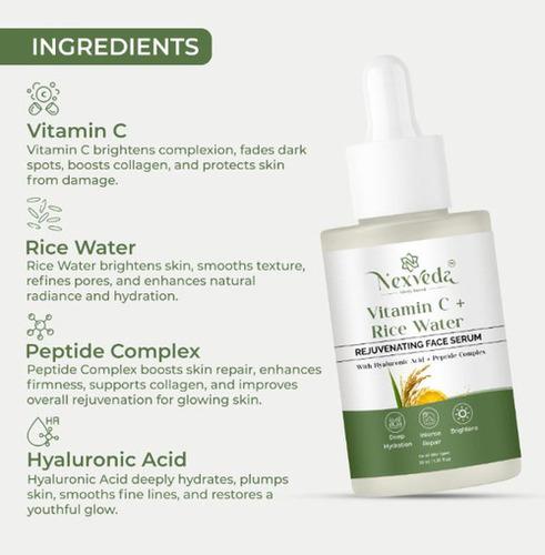 Vitamin C + Rice Water REJUVENATING FACE SERUM