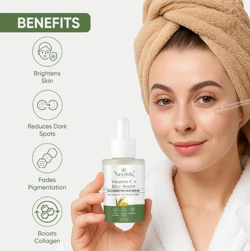 Vitamin C + Rice Water REJUVENATING FACE SERUM