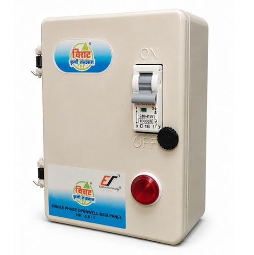 Single Phase Openwell MCB Panel