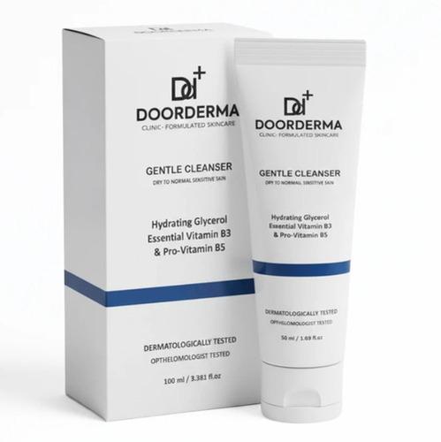 DoorDerma Gentle Cleanser - Daily Hydrating Wash for Sensitive & Dry Skin