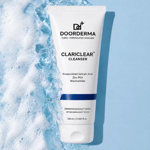 DoorDerma Clariclear Cleanser - Deep Pore Purifying Gel for Acne & Oil Control (100ml)