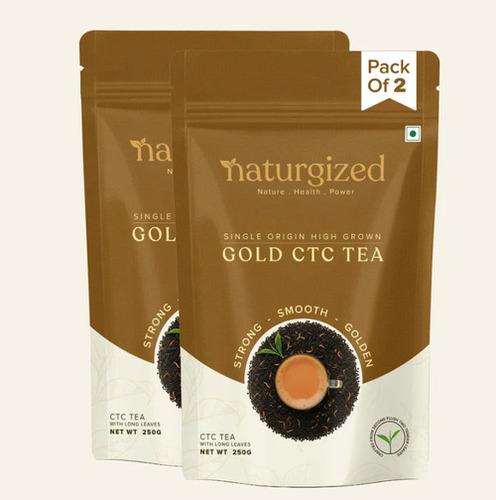 Naturgized Gold CTC Tea with Orthodox Long Leaves