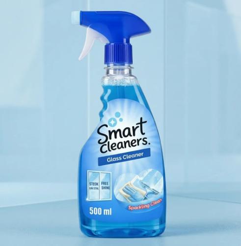Smart Cleaners Ammonia Isopropyl Streak Free Glass Cleaner 500Ml