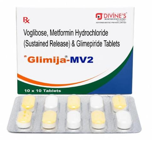 VOGLIBOSE 0.2MG+GLIMEPIRIDE 2MG+MET 500MG