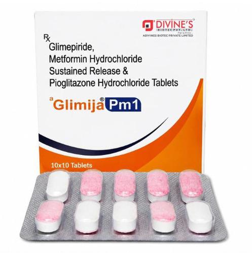 GLIMEPIRIDE 1MG+PIOGLITAZONE 15MG+MET 500MG