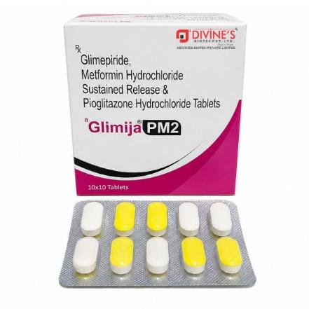 GLIMEPIRIDE 2MG+PIOGLITAZONE 15MG+MET 500MG