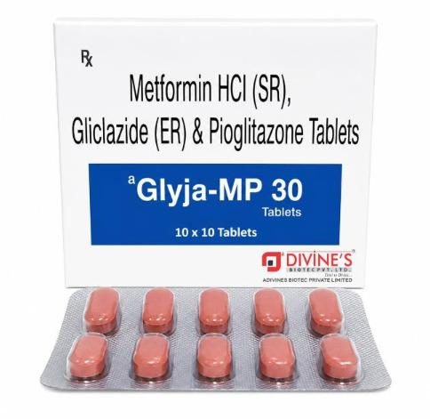 GLICLAZIDE 30MG,METFORMIN HCL500MG&PIOGLITAZONE 15MG
