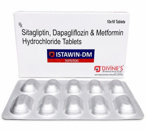 SITAGLIPTIN 50MG,DAPAGLIFLOZIN 5MG,METFORMIN HCL 500MG TAB