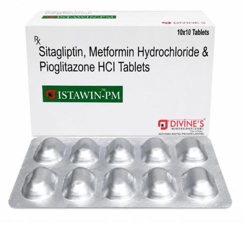 SITAGLIPTIN 100MG+METFORMIN  500MG(SR) + PIOGLITAZONE 15MG