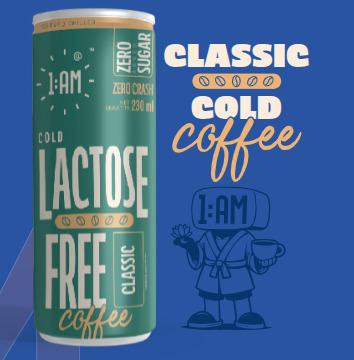 1AM Lactose Free Classic Cold Coffee